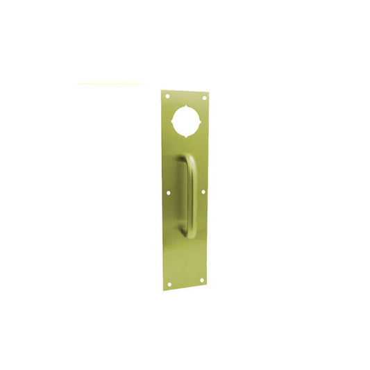 Don-Jo - CFK7015-605 - Pull Plate with Holes - 605 (Bright Brass Finish)