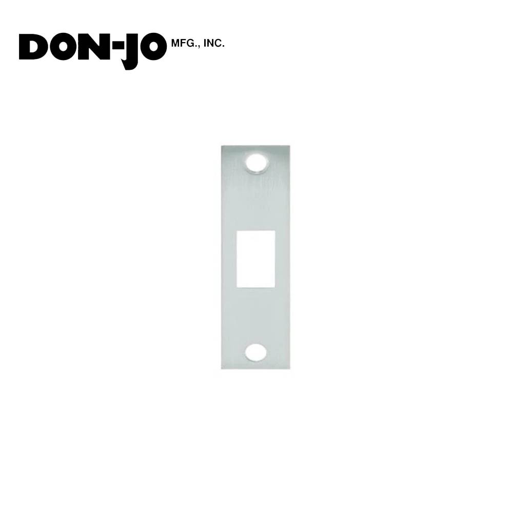 Don-Jo - DBS-2478-SL - Deadbolt Strike 13 Gauge Steel 4-7/8 Height and 1-1/4 Width - SL (Aluminum Painted Finish-689)