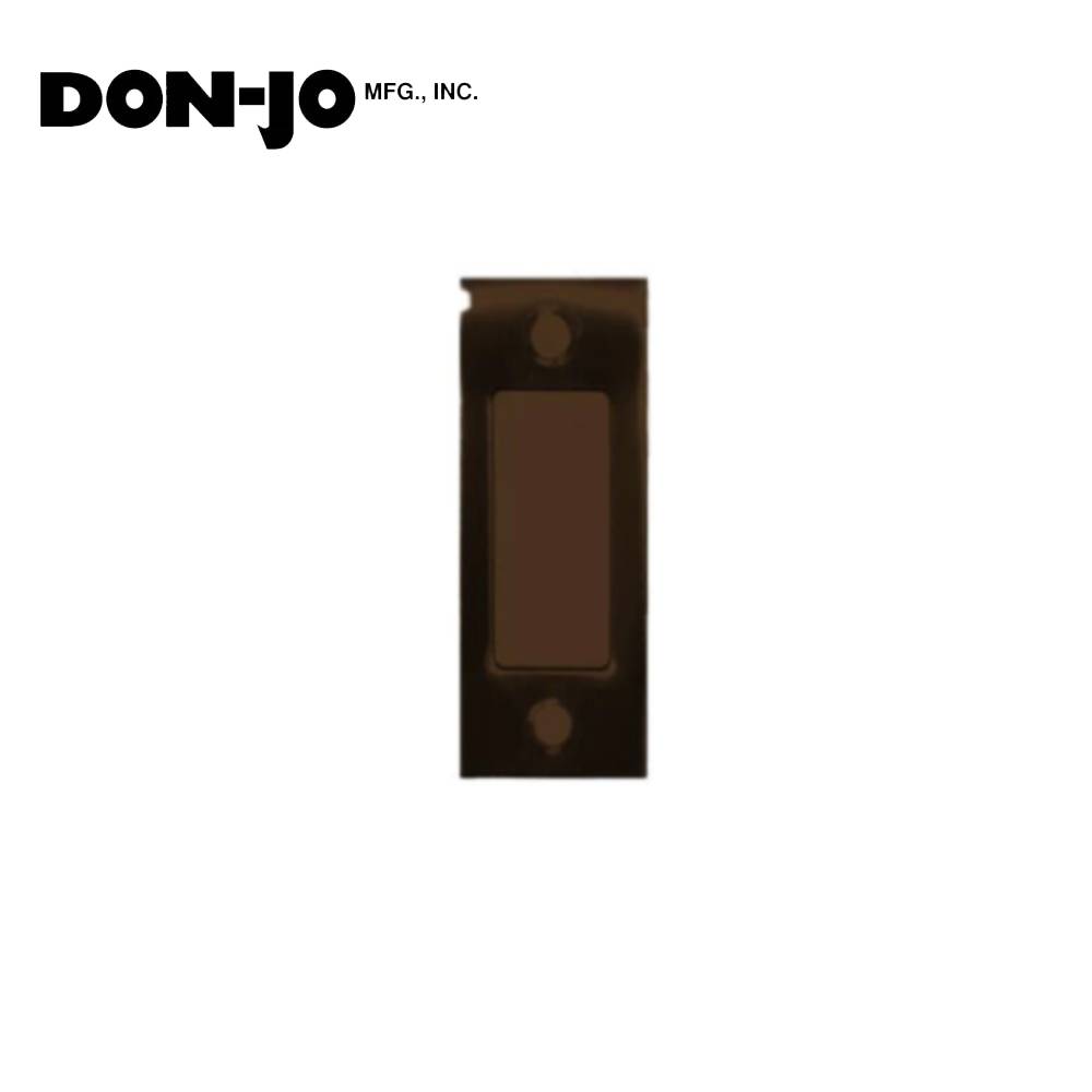 Don-Jo - DS-234-DU - Deadbolt Strike 2-3/4 Height and 1-1/8 Width - DU (Duronodic Brown Coated)