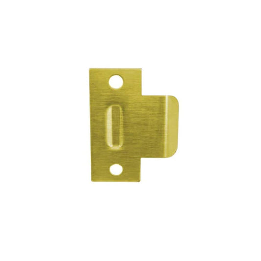 Don-Jo - DT9102-605 - Extended Lip Dimple T-Strike 2-3/4 Height and 2 Width - 605 (Bright Brass Finish)