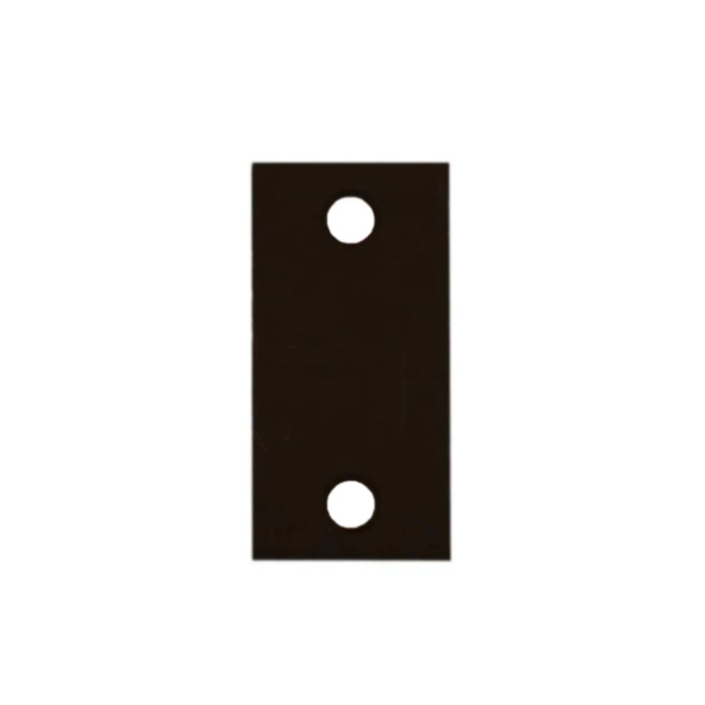 Don-Jo - EF-161-TG-DU - Latch Filler Plate 2-1/4 Length and 1-1/8 Width - DU (Duronodic Brown Coated)