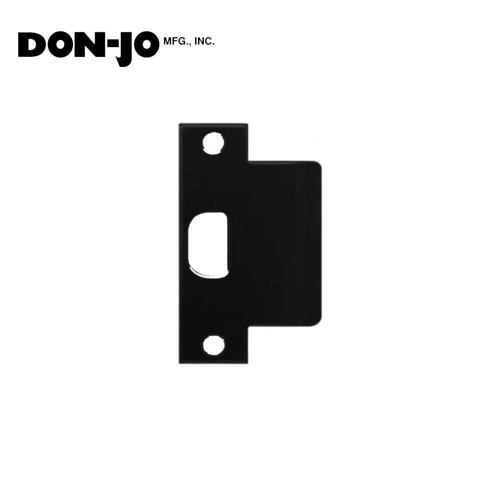 Don-Jo - EST-102-622 - Extended Lip ANSI Strike 13 Gauge Steel 4-7/8 Height and 2 Width - 622 (Flat Black Coated)