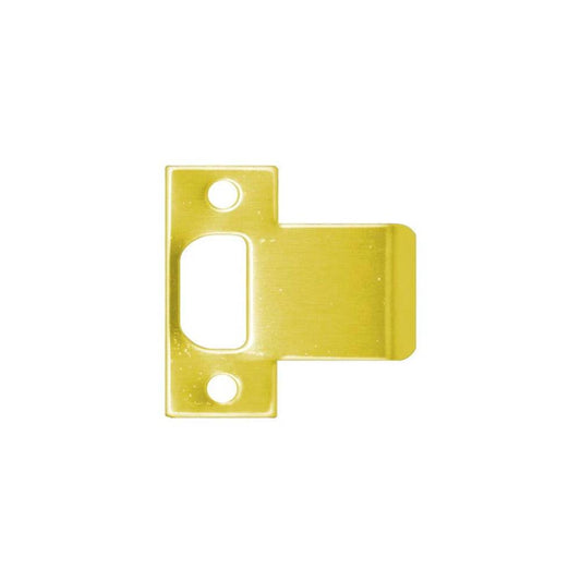 Don-Jo - ETS-175-609 - Extended Lip T-Strike 18 Gauge Steel 2-3/4 Height and 1-3/4 Width - 609 (Satin Brass Finish)