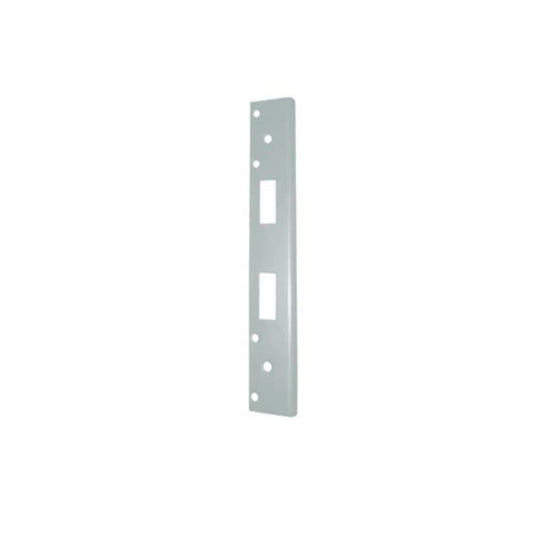 Don-Jo - FL-212W4-SL - Double Hole Security Strike 13 Gauge Steel 12 Height and 1-3/4 Width - SL (Aluminum Painted Finish-689)