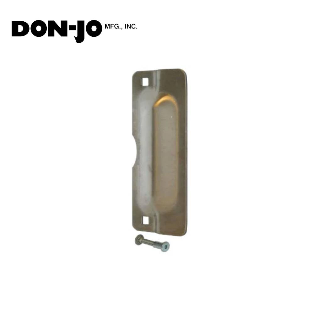 Don-Jo - LP-107-EBF-630 - Latch Protector 12 Gauge Stainless Steel 11 Length and 2-3/4 Width - 630 (Satin Stainless Steel Finish)
