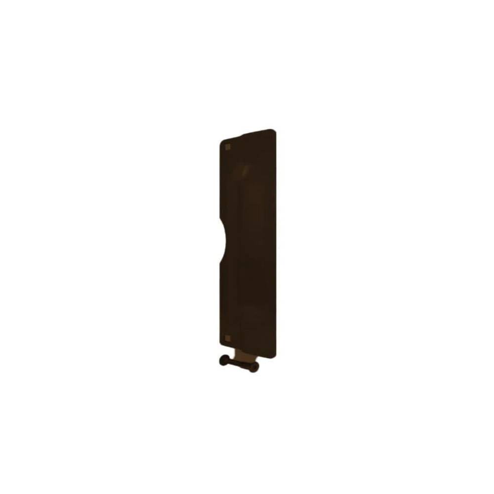 Don-Jo - PLP-211-EBF-DU - Latch Protector for Outswinging Doors - DU (Duronodic Brown Coated)