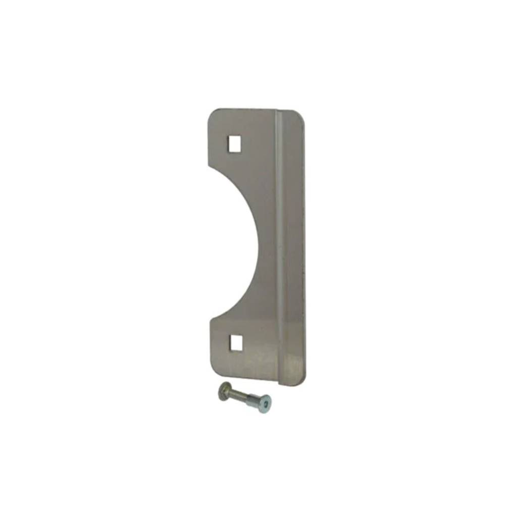 Don-Jo - SLP-106-EBF-630 - Short Type Latch Protector 12 Gauge Stainless Steel 6 Length and 2-5/8 Width - 630 (Satin Stainless Steel Finish)