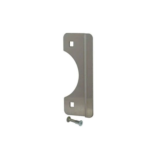 Don-Jo - SLP-106-EBF-630 - Short Type Latch Protector 12 Gauge Stainless Steel 6 Length and 2-5/8 Width - 630 (Satin Stainless Steel Finish)