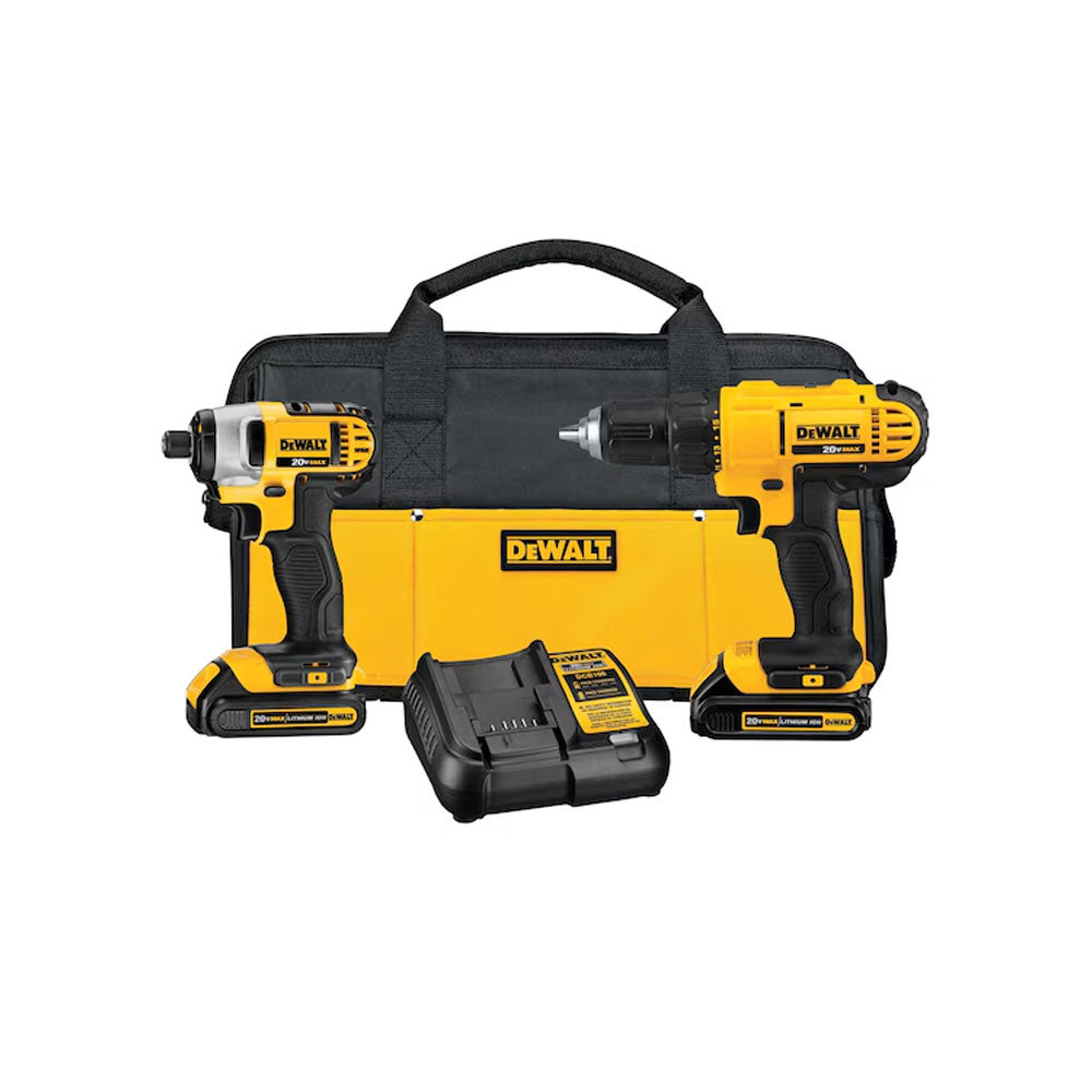 DEWALT - DCK240C2 - Drill / Impact Driver Combo Kit 20V MAX - Two Batteries and Charger