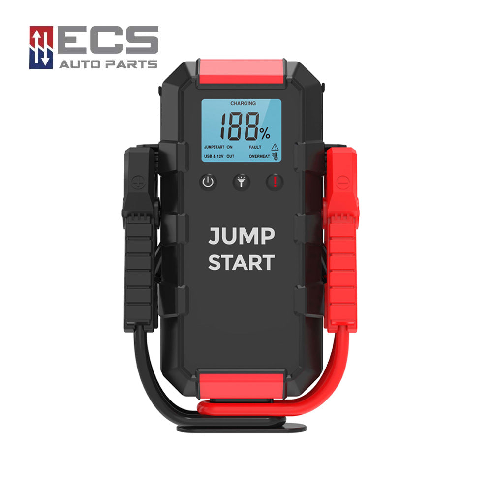 ECS AUTO PARTS - AJ08D - Car Jump Starter with 88.8Wh 24000mAh Capacity