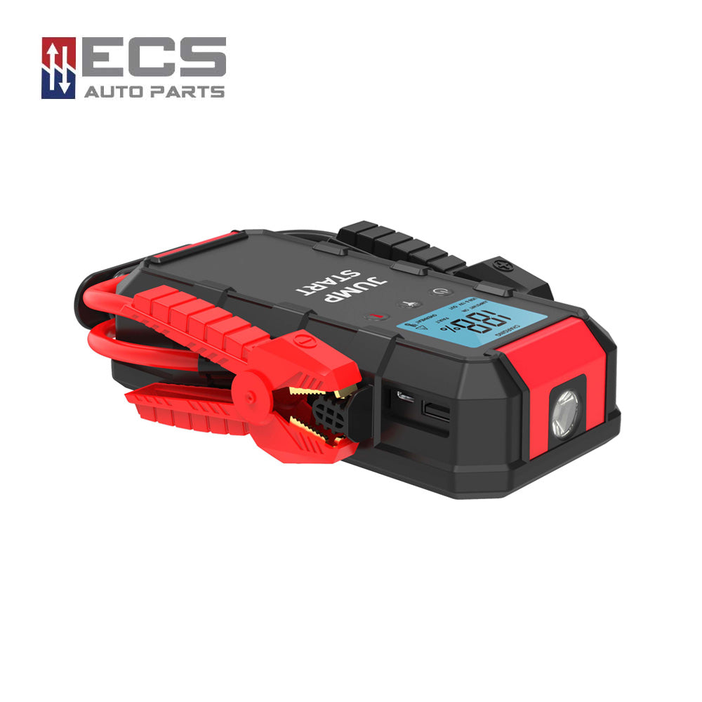 ECS AUTO PARTS - AJ08D - Car Jump Starter with 88.8Wh 24000mAh Capacity