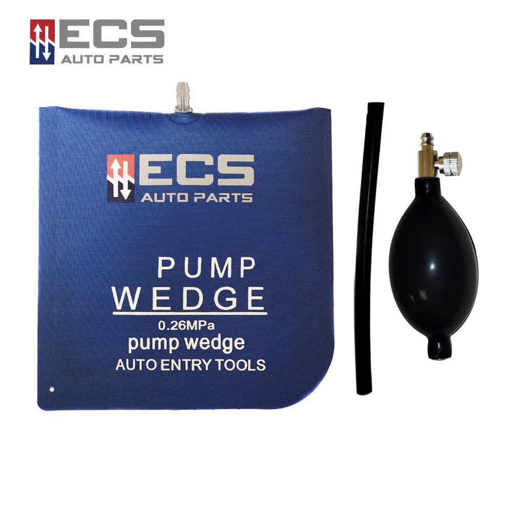 ECS AUTO PARTS Universal Air Pump Wedge Auto Entry Tools Blue (Medium) 7 X 6.5