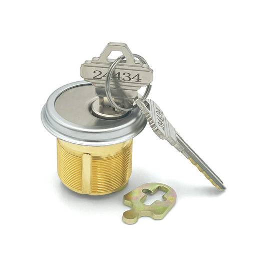 ECS HARDWARE - Durable Premium Mortise Cylinder - 1-1/4" 26D Satin Chrome SC1