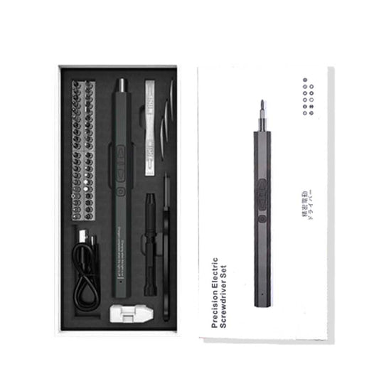 ECS TOOLS - MT-ELE50IN1-A - Electric Screwdriver - 50 in 1 Rechargeable Portable Mini Precision Set with Led Light