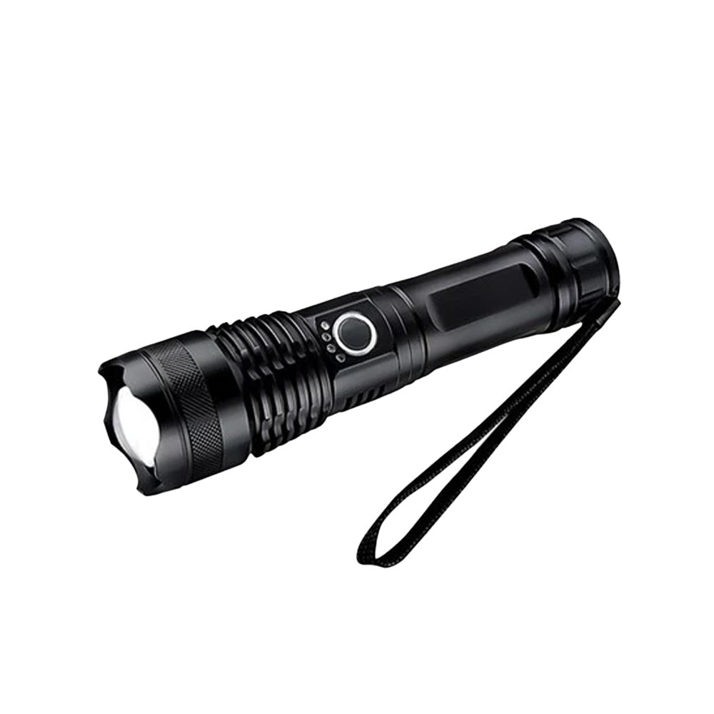 ECS TOOLS - RH-0671 - LED XHP50 Zoom Flashlight 26650 Battery - Aluminum