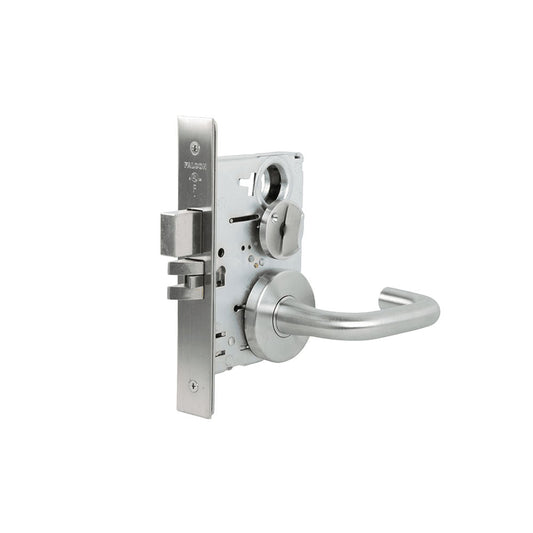 Falcon MA301 Mortise Lock Privacy with Sutro Lever and Gala Rose - Grade 1 - 626 (Satin Chrome)