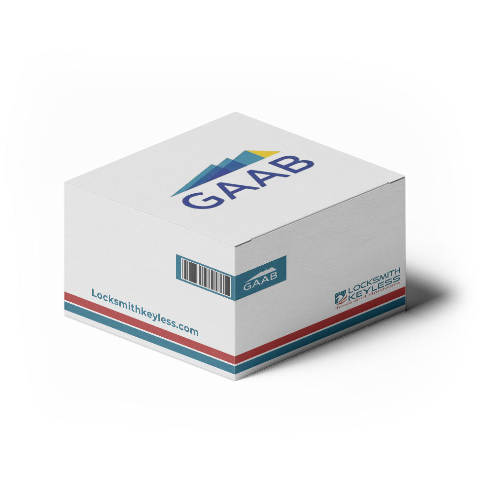GAAB G2101B Ball Bearing Standard Hinge with Non-Removable Pin and Square Corner - 4.5" x 4.5" - USP - Primed for Painting (600)