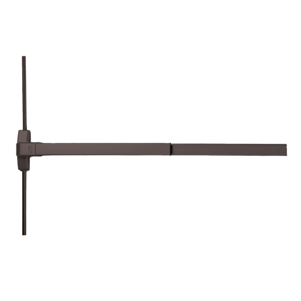GAAB G360F Standard Duty Narrow Stile with Surface Vertical Rod Exit Device UL 10C and Fire Rated - 42" - Grade 1 - Dark Bronze