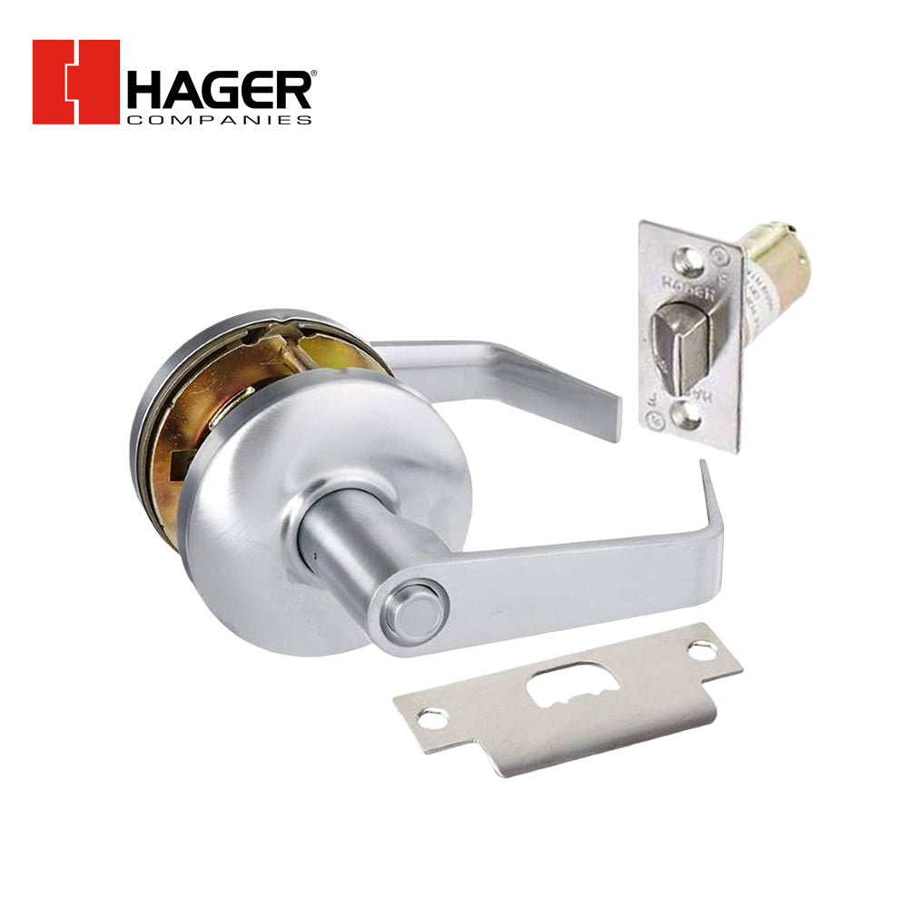 HAGER - 3540 - Privacy Cylindrical Lock - Withnell Lever - Grade 2
