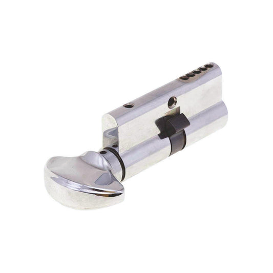 ILCO - 52225SC-26D-KD - Single-sided Profile Cylinder - Thumb Turn - 5 Pin - Kwikset - KD - Satin Chrome (26D)