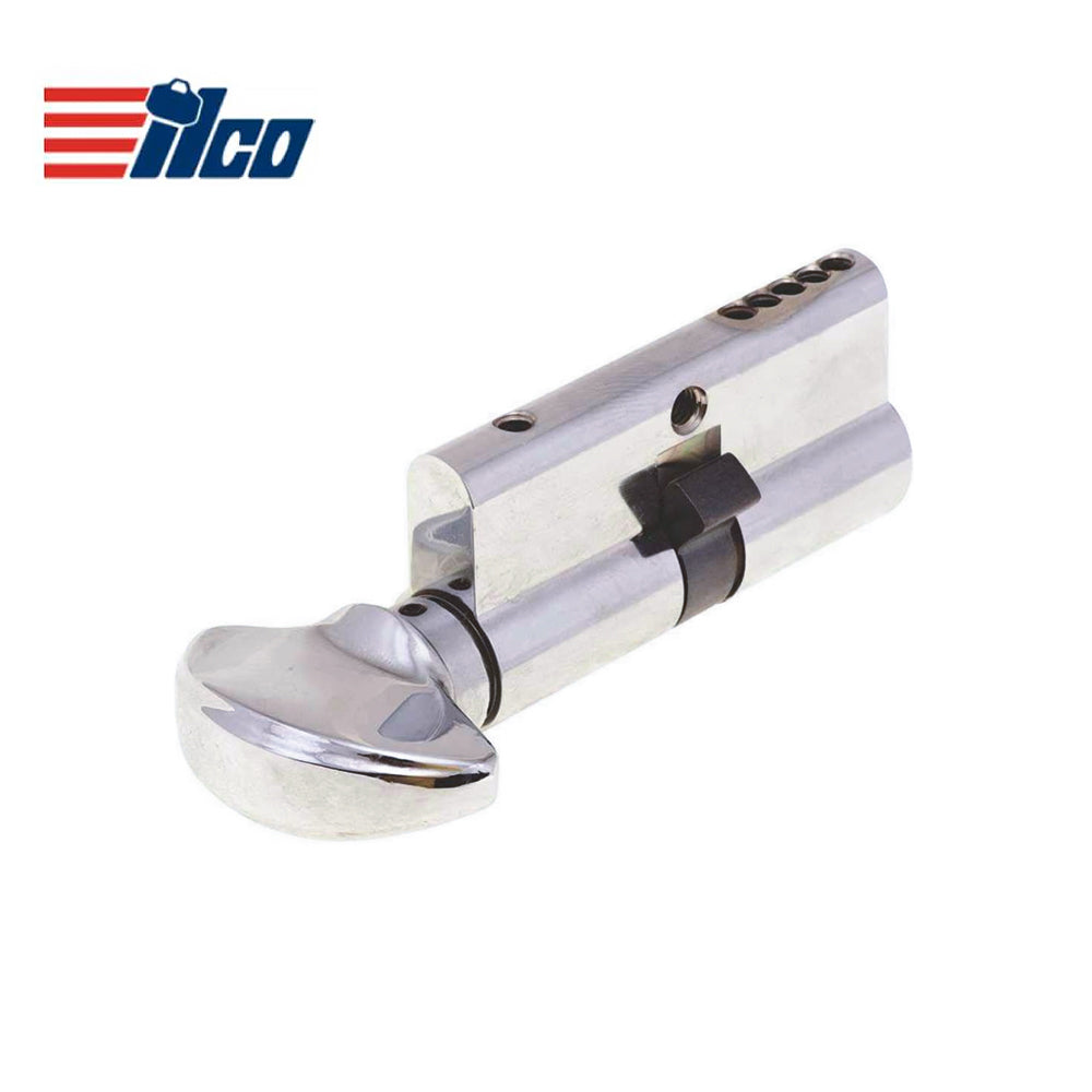 ILCO - 52225SC-26D-KD - Single-sided Profile Cylinder - Thumb Turn - 5 Pin - Kwikset - KD - Satin Chrome (26D)