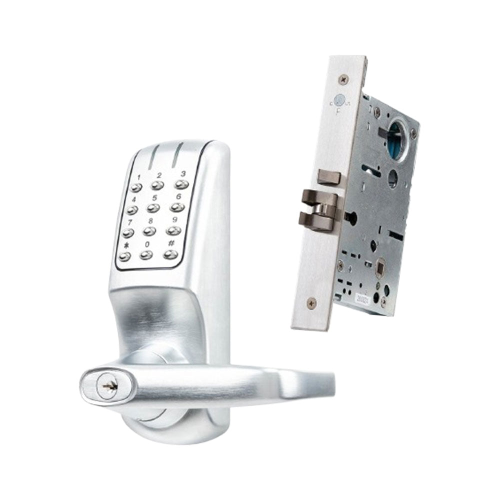KeyInCode KIC5250 Pin Code Lockset with Mortise Body - Grade 2