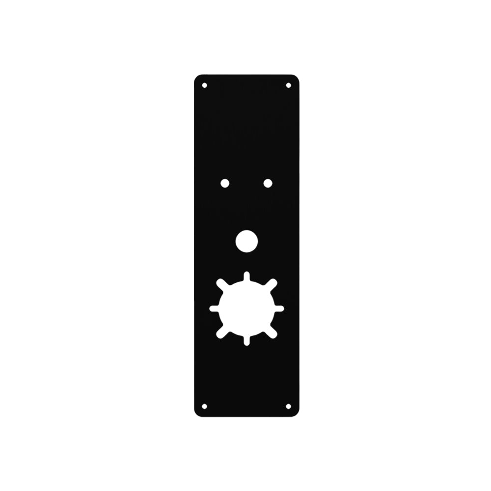 KeyInCode KIC6000 Cover Plate for 6000 Series Exit Devices with 12" Height and 4" Width