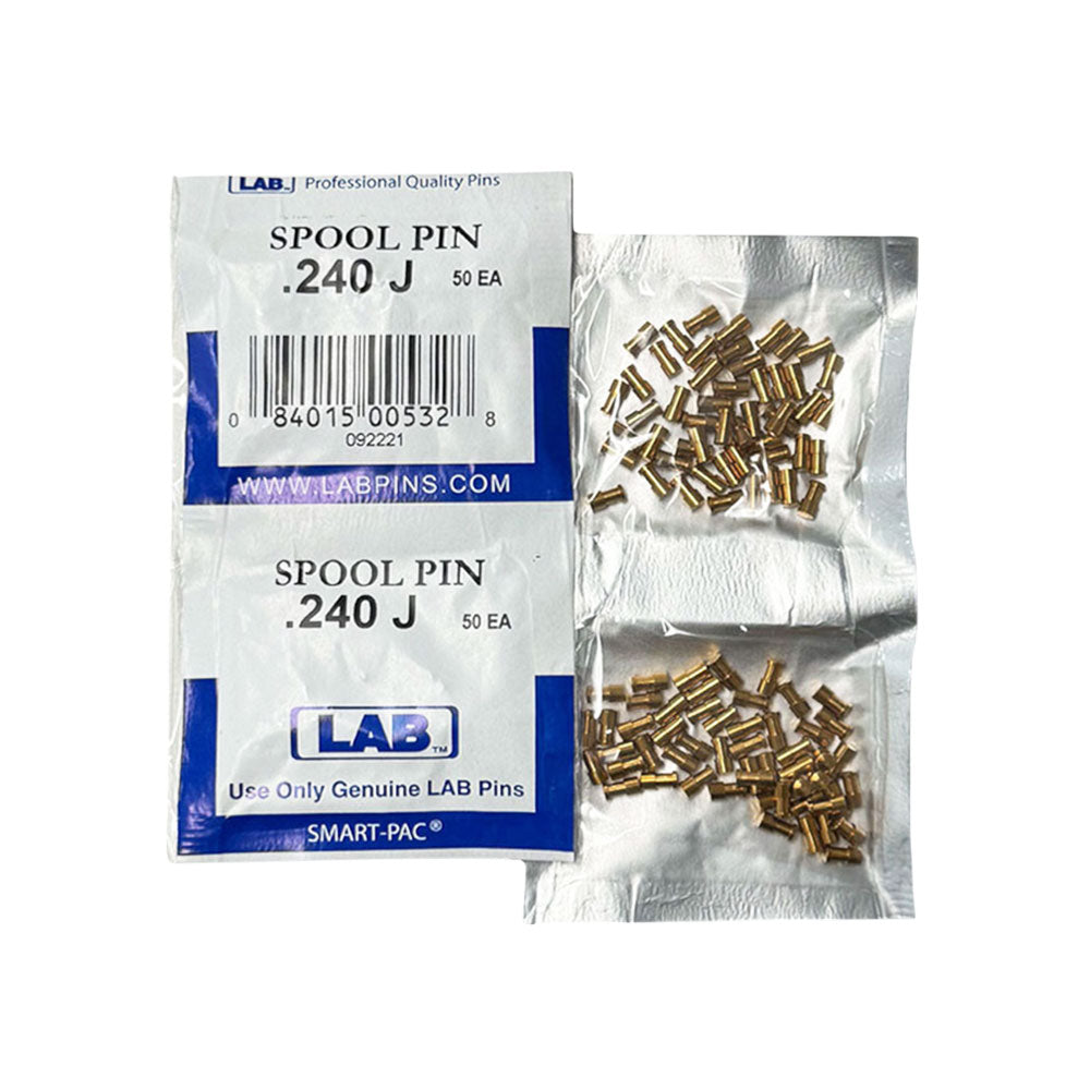 LAB - J240 - Spool Pin .240 Colored - Smart Pack 100 Pins