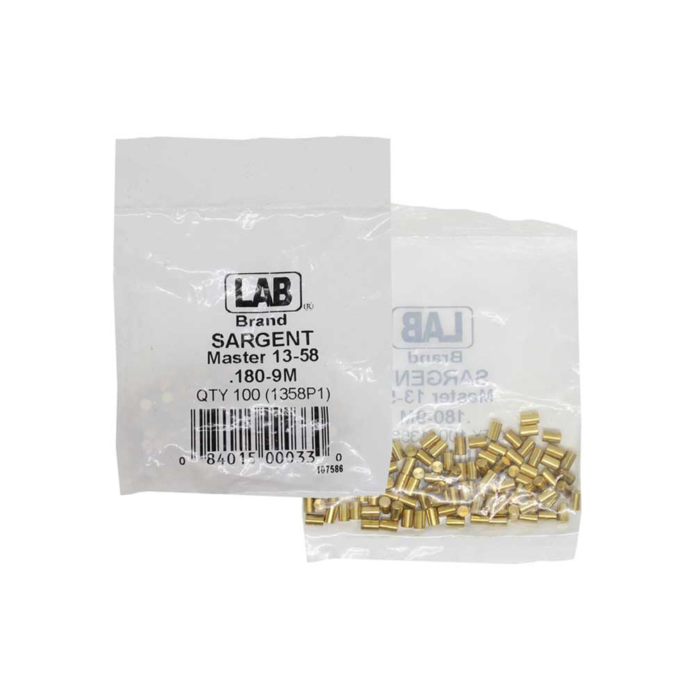 LAB - SAR13-0058 - Sargent 9 Master Pin - Size .180 - Polybag 100 Pins
