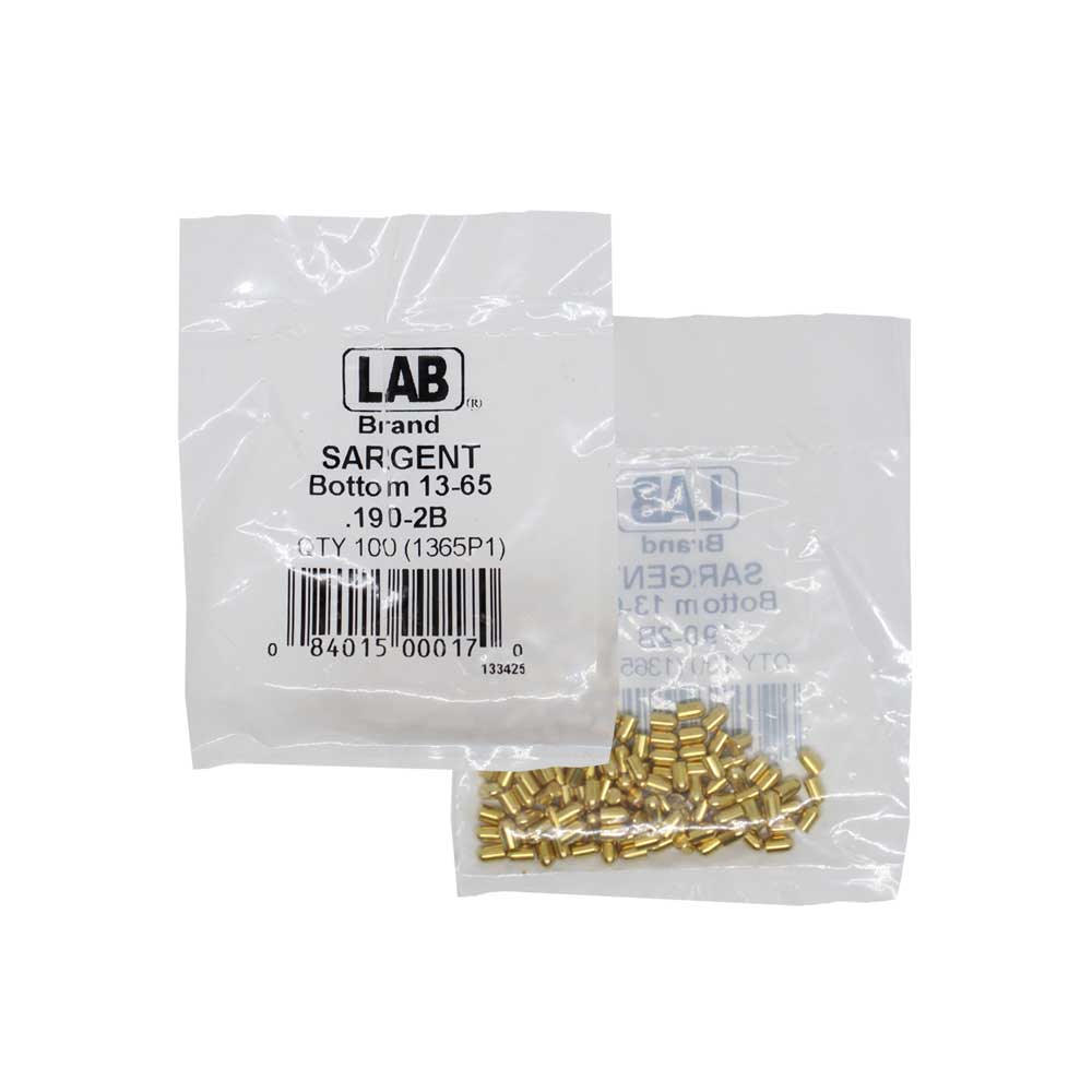 LAB - SAR13-0065 - Sargent 2 Bottom Pin - Size .190 - Polybag 100 Pins
