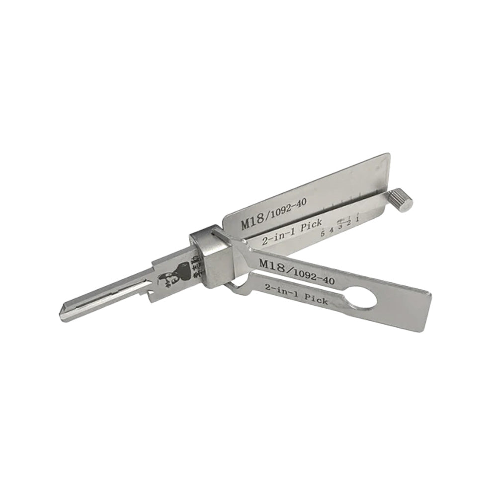 Original Lishi M18 1092-40 2-in-1 Pick and Decoder for Master Lock