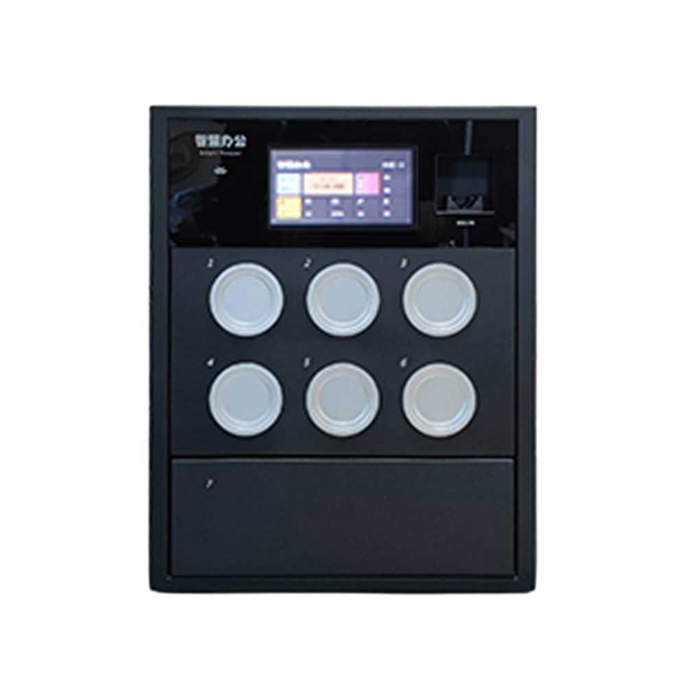 Landwell - K10-C - Smart Office Cabinet with 1 Locker and 6 Tubes - Android OS