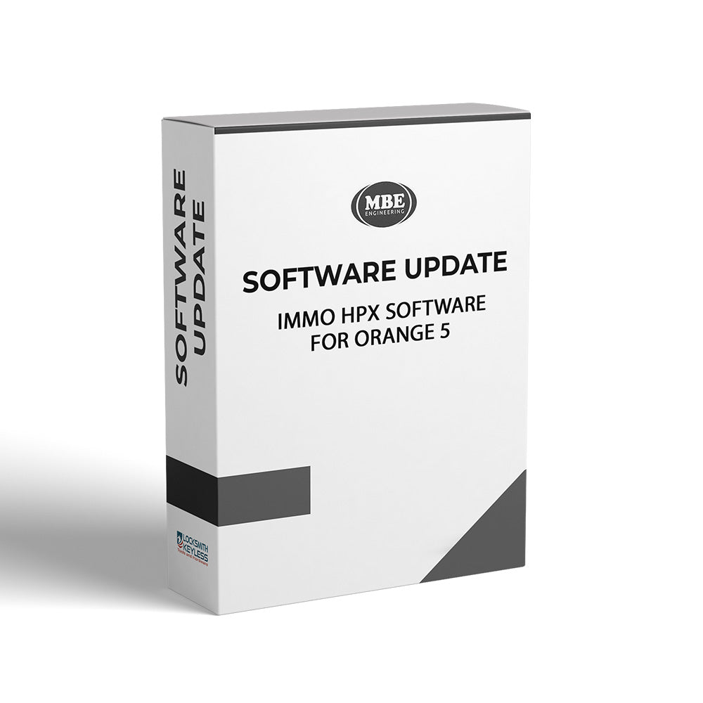 MBE IMMO HPX Software for Orange 5