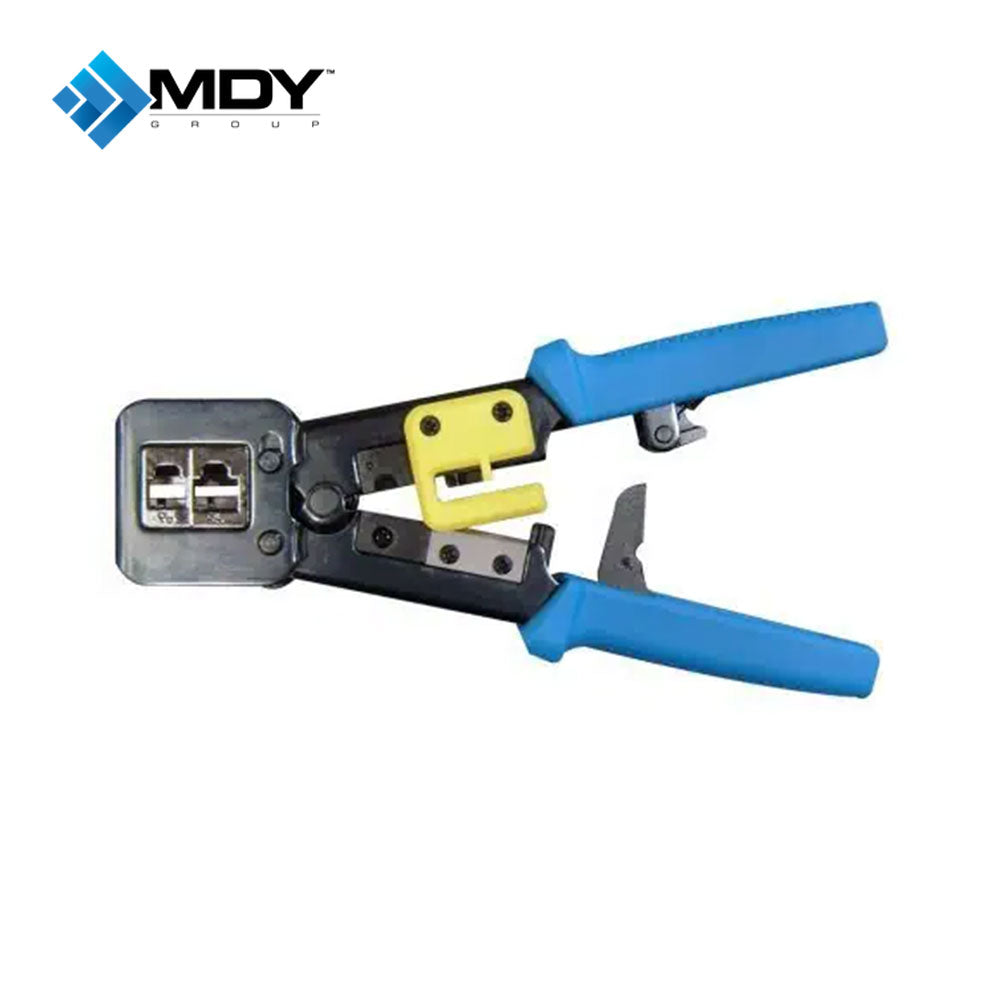 MDY - 490119 - Crimping Tool with Cable Stripper for RJ45 Cat5e End Pass Trough Plug