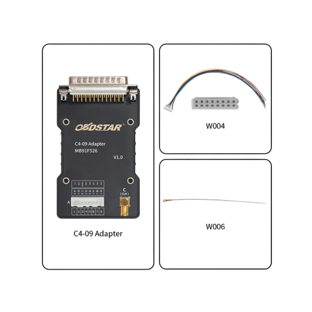 OBDSTAR C4-09 Adapter Kit Designed for X300 Classic G3/ DC706