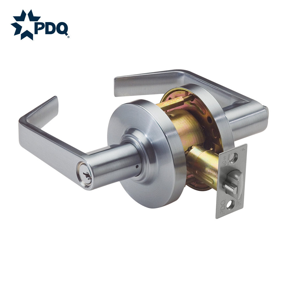 PDQ SD126 - Passage/Closet HD Cylindrical Lock with 2-3/4" Backset - ASA Strike - ANSI F75 - Grade 2