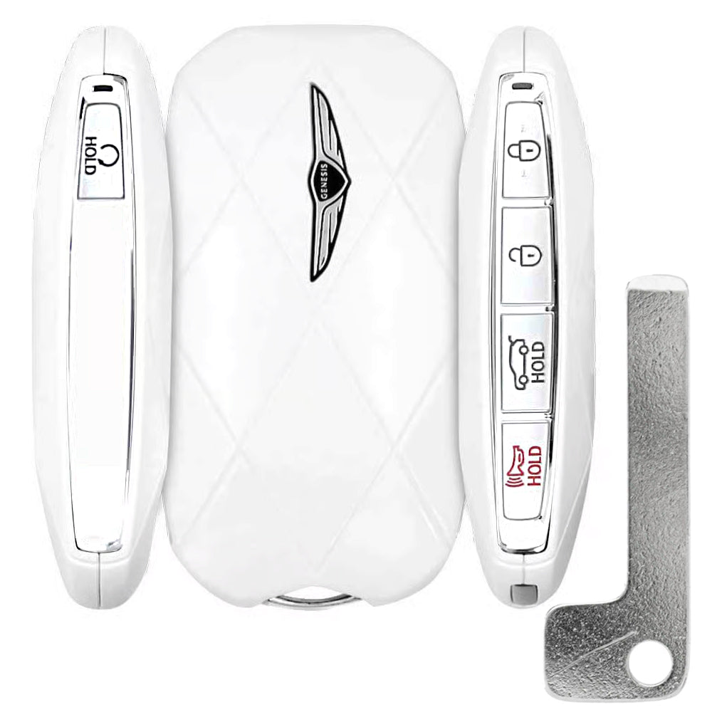 2026 Genesis GV80 Smart Key 5B Fob FCC# TQ8-FOB-4F75U44 - 95440-T6BB0 (White) - OEM New