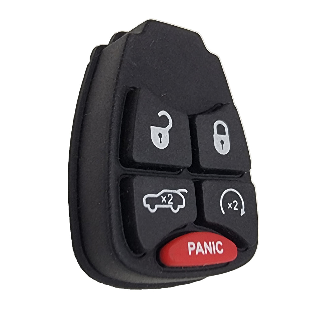 2007 Jeep Commander Grand Cherokee Remote Rubber Pad 5 Buttons (25 Pack)