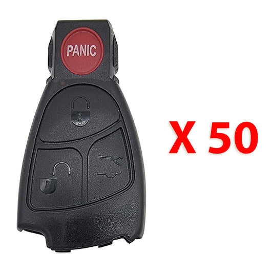 1998 - 2005 Mercedes Benz Smart Key Shell (50 Pack)