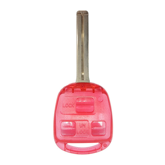 1997 - 2001 Lexus Key Fob Shell 3B - LXP90 (Long Blade) - Pink