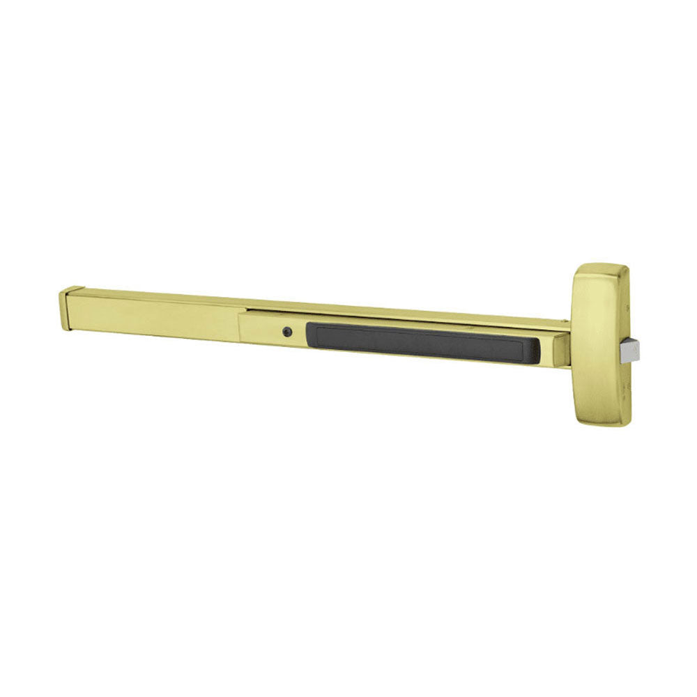 Sargent - 8810F - Multi-Function Rim Exit Devices - Wide Stile Pushpad - Exit Only - Flush End Cap, Hex Key Dogging - 36"- Grade 1
