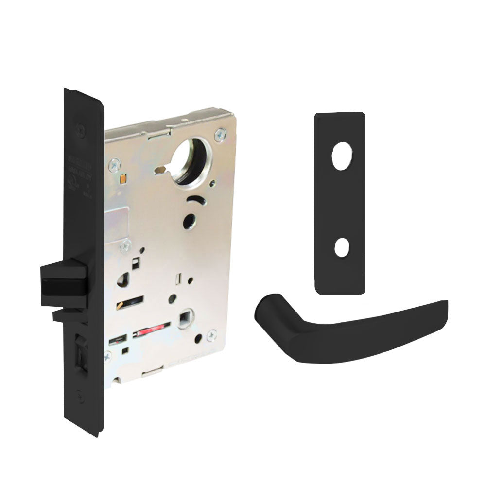 Sargent - 8204 - Storeroom Mortise Lock - Heavy Duty Standard Cylinder - SFIC - Keyed Alike - Escutcheon Trim Function - Grade 1 - US20D (Dark Statuary Bronze Lacquered)