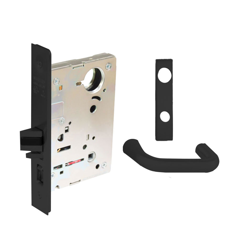 Sargent - 8204 - Storeroom Mortise Lock - Heavy Duty Standard Cylinder - SFIC - Keyed Alike - Escutcheon Trim Function - Grade 1 - US20D (Dark Statuary Bronze Lacquered)
