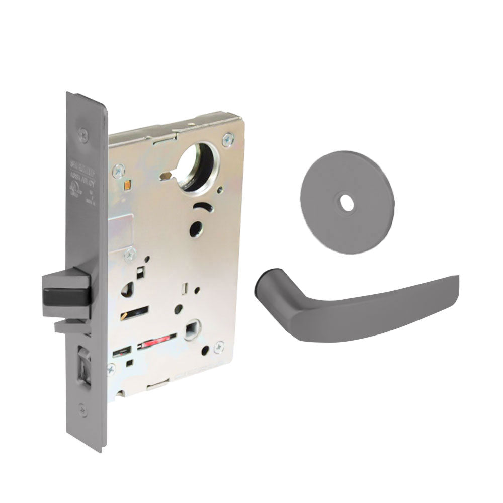 Sargent - 8204 - Storeroom Mortise Lock - Heavy Duty Standard Cylinder - SFIC - Keyed Different - Rose Trim Function - Grade 1 - US26D (Satin Chromium Plated Over Nickel)