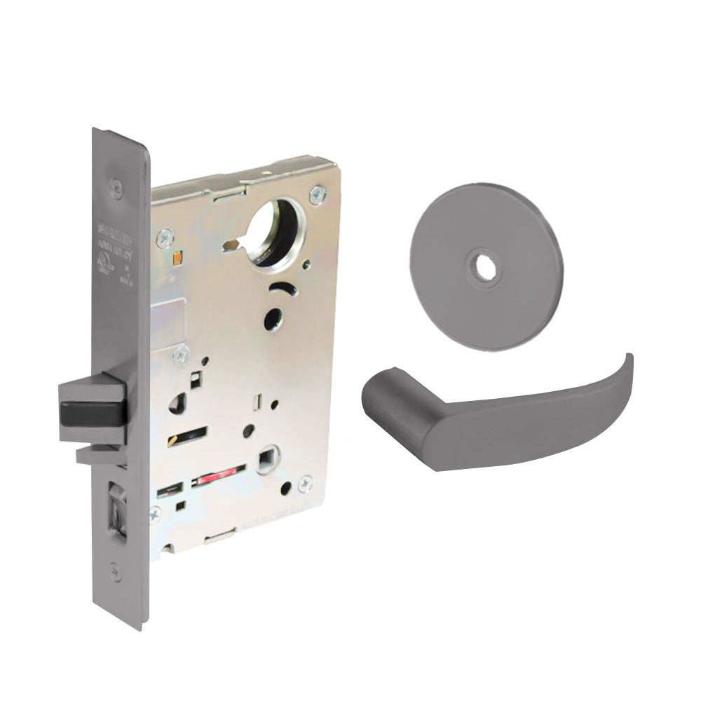 Sargent - 8204 - Storeroom Mortise Lock - Heavy Duty Standard Cylinder - SFIC - Keyed Different - Rose Trim Function - Grade 1 - US26D (Satin Chromium Plated Over Nickel)