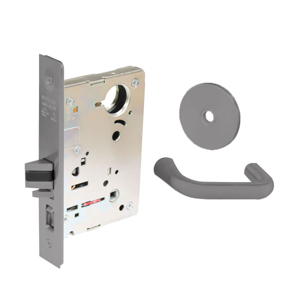 Sargent - 8204 - Storeroom Mortise Lock - Heavy Duty Standard Cylinder - SFIC - Keyed Different - Rose Trim Function - Grade 1 - US26D (Satin Chromium Plated Over Nickel)