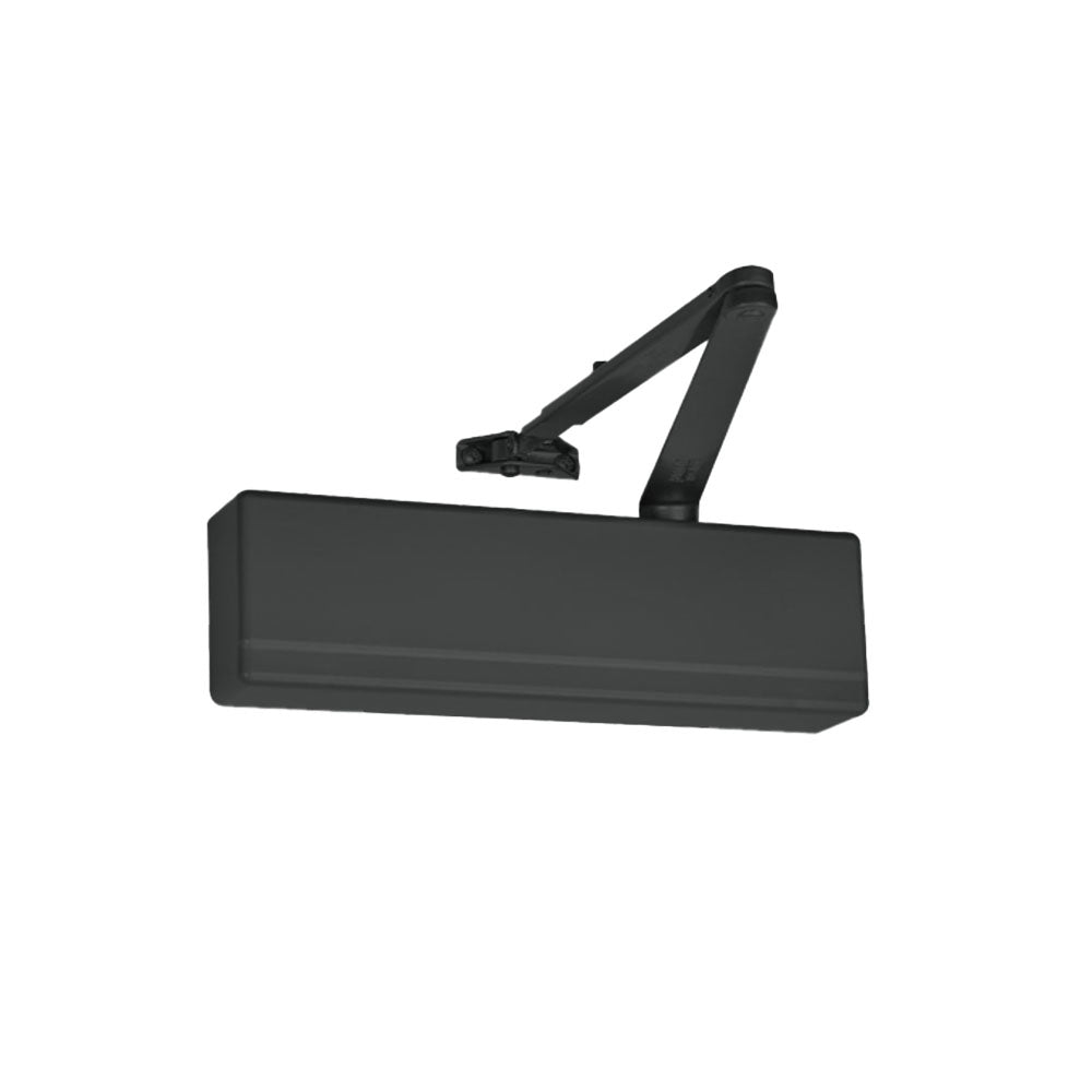 Sargent - 351 - Powerglide Cast Iron Surface Door Closer - Standard and Top Jamb Applications - Plastic Cover - Grade 1 - BSP (Black Suede Powder Coat)