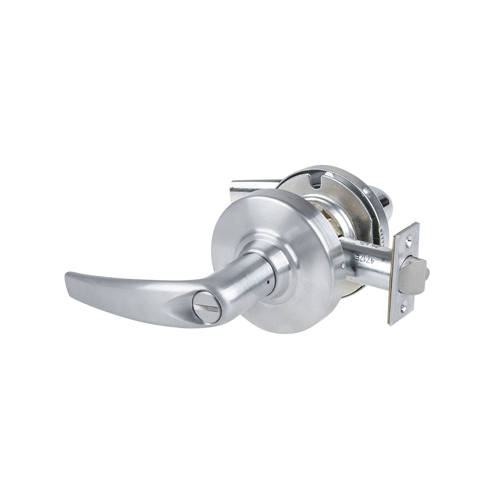 Schlage - ND40S - Bath/Bedroom Privacy Lock with Cylindrical Non-Keyed Lever - Grade 1