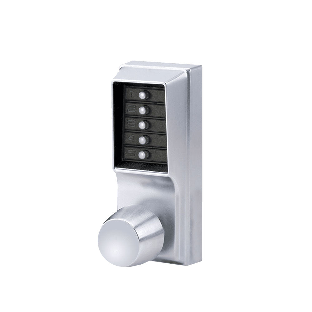 Simplex - 1031 - Mechanical Pushbutton Cylindrical Knob Lock with Combination Passage Function - Floating Faceplate - 2-3/4" Backset
