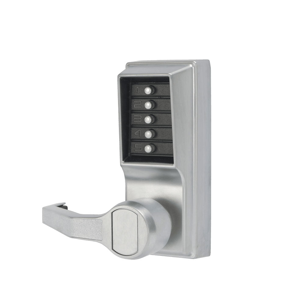 Simplex - 8148 - Mortise Combination Lever Lock with Deadbolt and Key Override - Passage Lockout